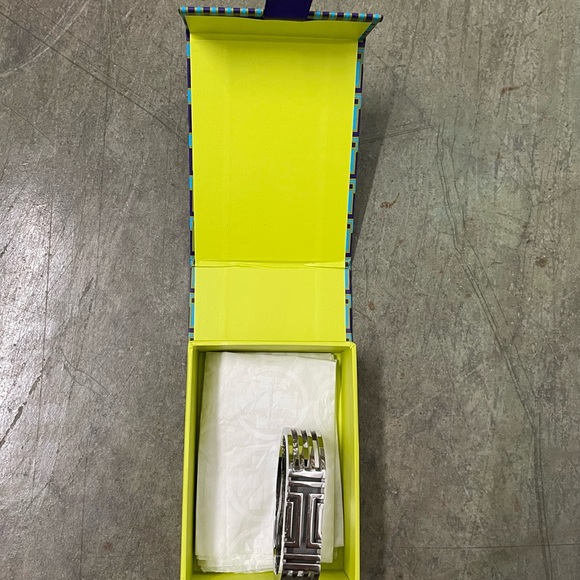 Tory Burch Silver Fitbit Holder Bracelet - Picture 4 of 5